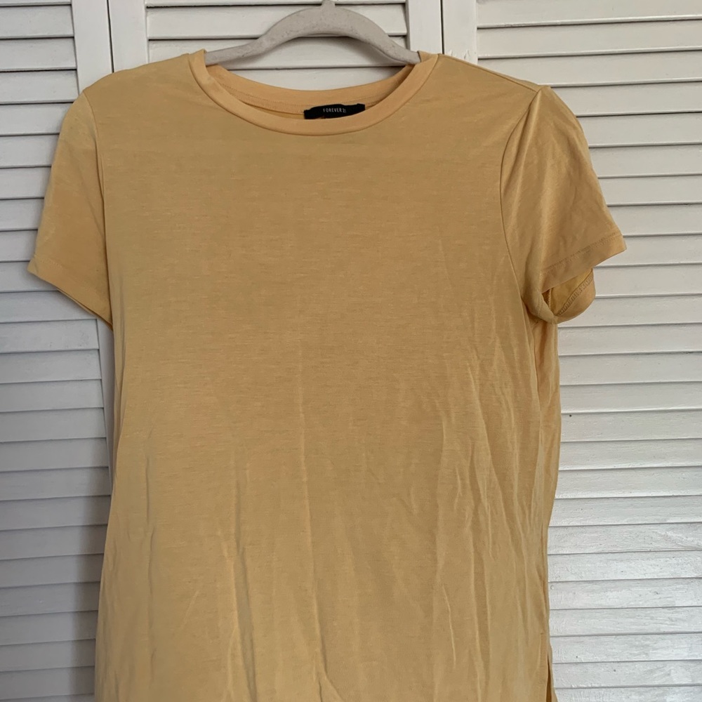 Yellow tee